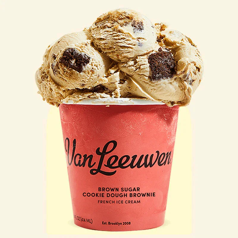 Van Leeuwen Ice Cream Brown Sugar Cookie Dough Brownie