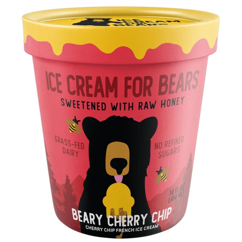 Ice Cream for Bears Beary Cherry Chip 14oz.