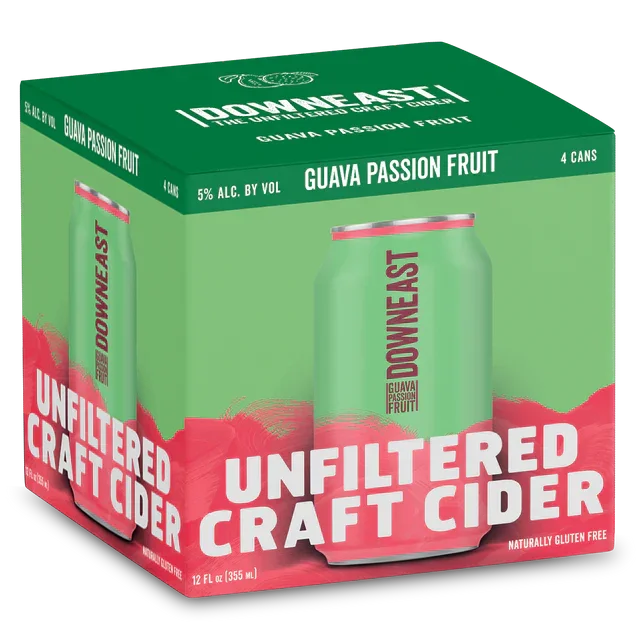 Downeast Cider Guava Passionfruit 12oz. Can