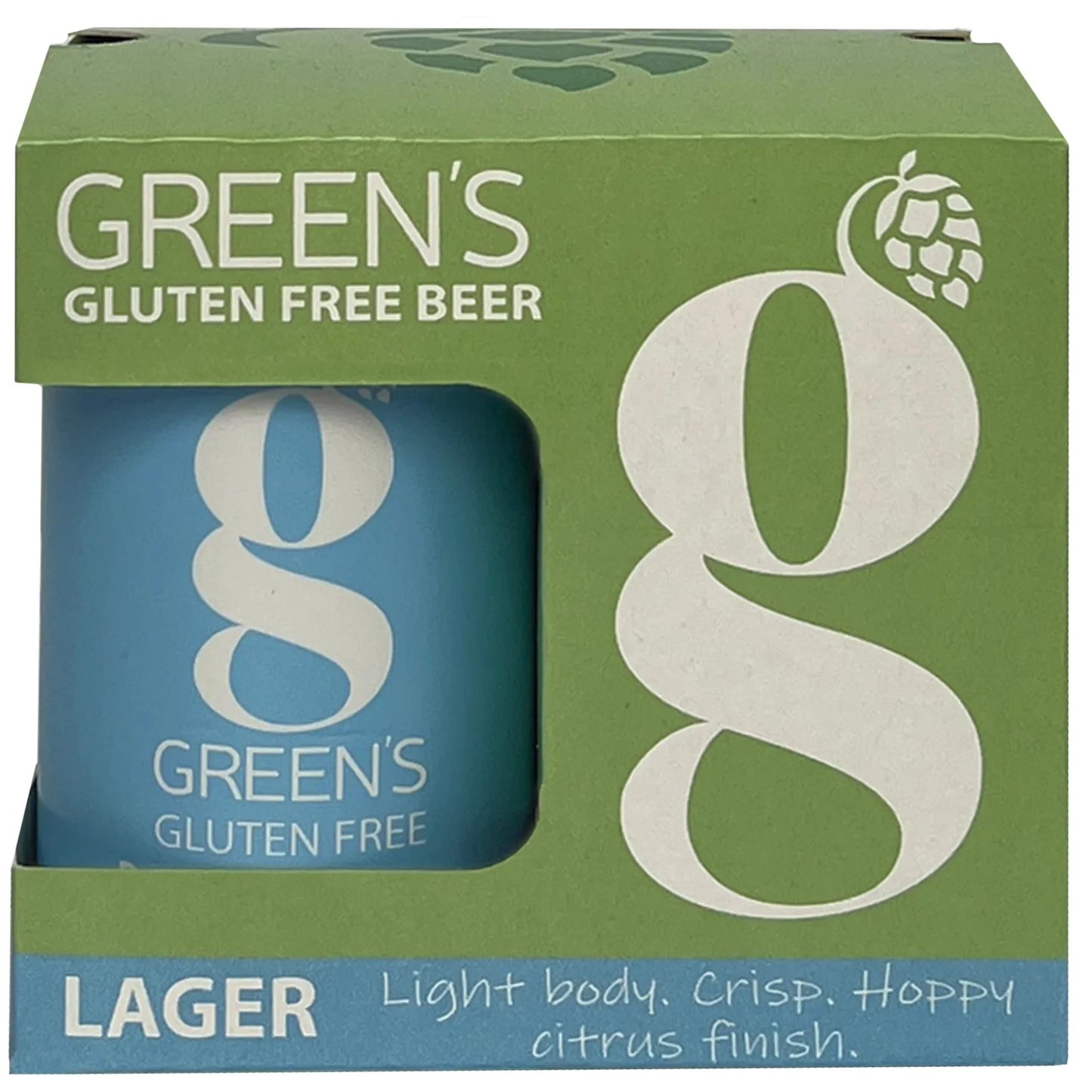 Green's Gluten Free Dry-Hopped Lager 11.2oz. Can