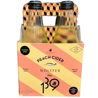 Wolffer Peach Cider 12oz. Bottle