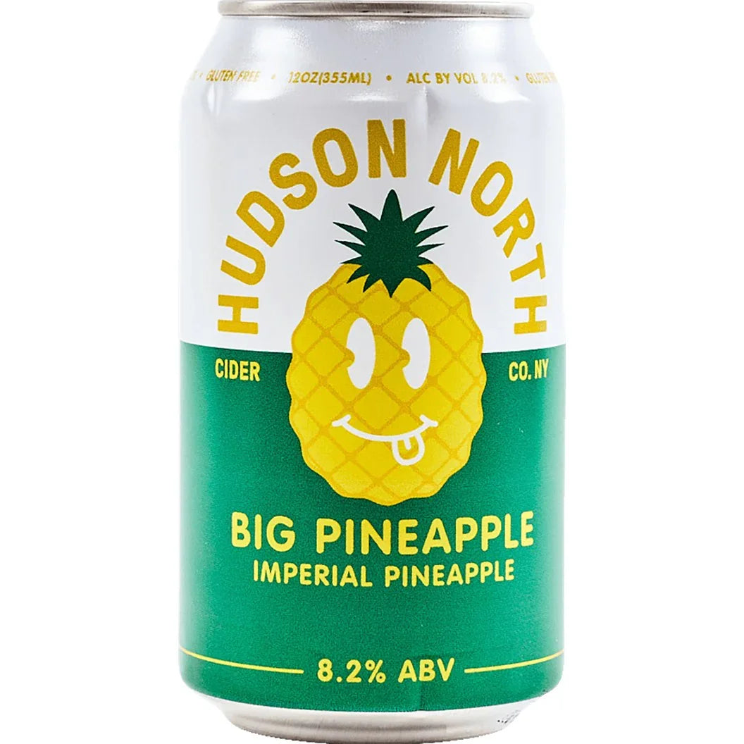 Hudson North Big Pineapple Cider 12oz. Can