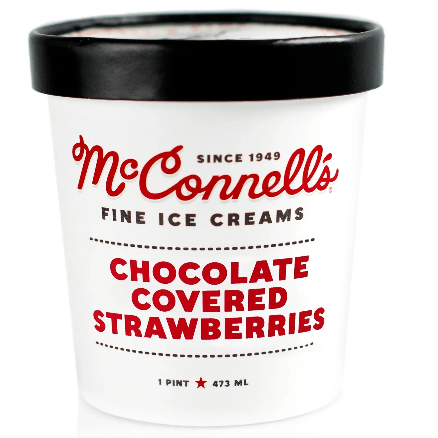 McConnell's Ice Cream Chocolate Covered Strawberries Pint