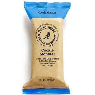 Nightingale Ice Cream Sandwich Cookie Monster 5.4oz.