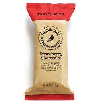 Nightingale Ice Cream Sandwich Strawberry Shortcake 5.4oz.