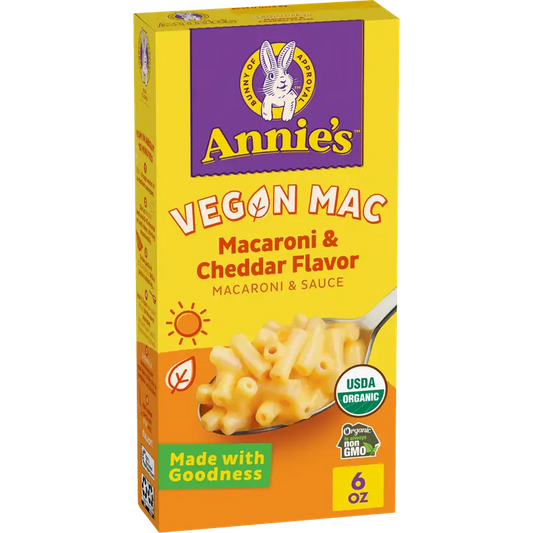 Annie's Vegan Macaroni & Cheese Flavor 6oz.