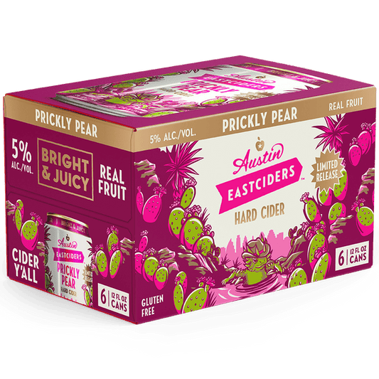 Austin East Prickly Pear Cider 12oz. Can