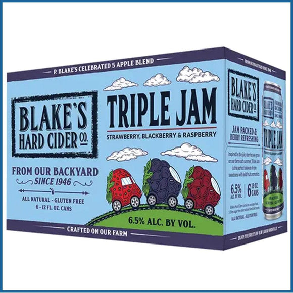 Blake's Hard Cider Triple Jam 12oz. Can - East Side Grocery