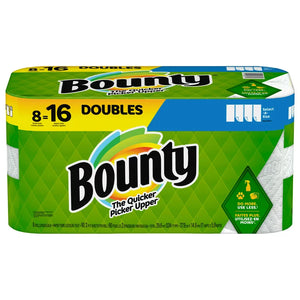 Bounty Paper Towel SAS 8=16 Doubles