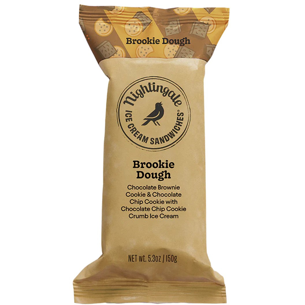 Nightingale Ice Cream Sandwich Brookie Dough 5.4oz.