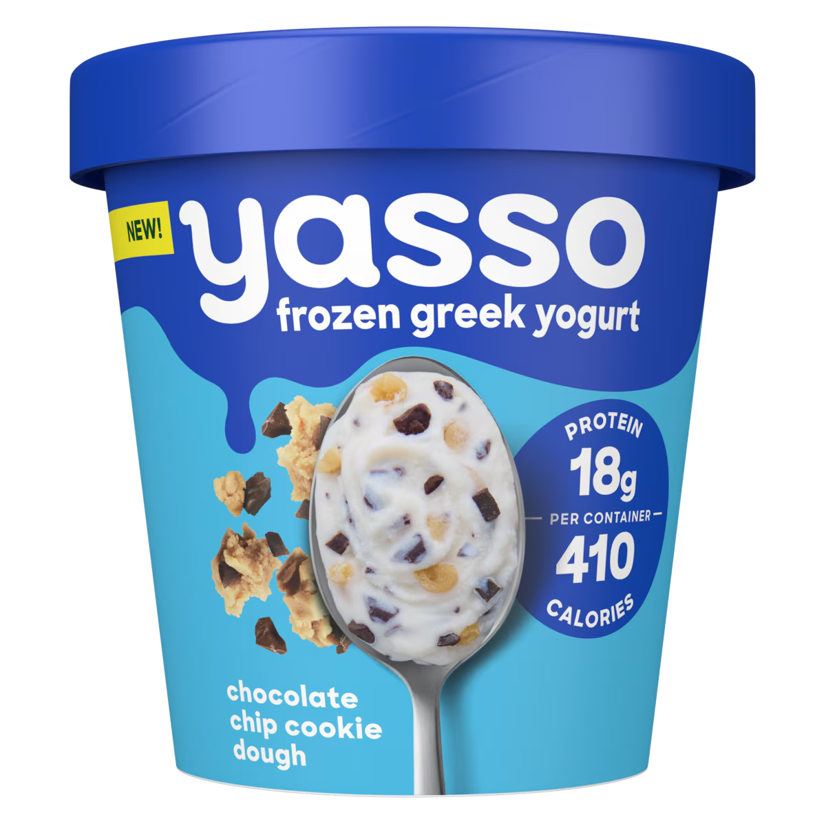 Yasso Frozen Greek Yogurt Chocolate Chip Cookie Dough 14oz.