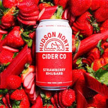 Hudson North Strawberry Rhubarb Cider 12oz. Can