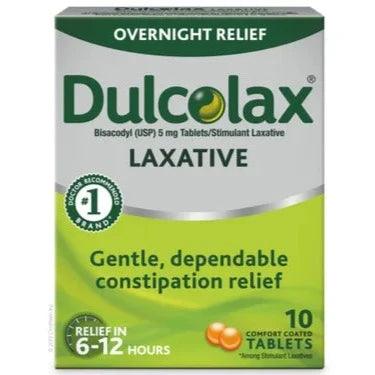 Dulcolax Laxative Overnight Relief - 10 Tablets - East Side Grocery