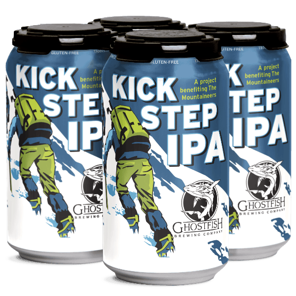 Ghostfish Kick Step IPA 12oz. Can - East Side Grocery