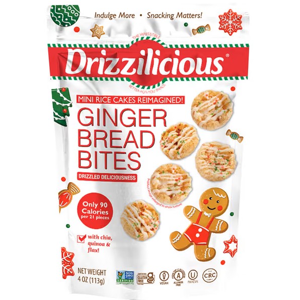 Drizzilicious Gingerbread Bites 4oz.