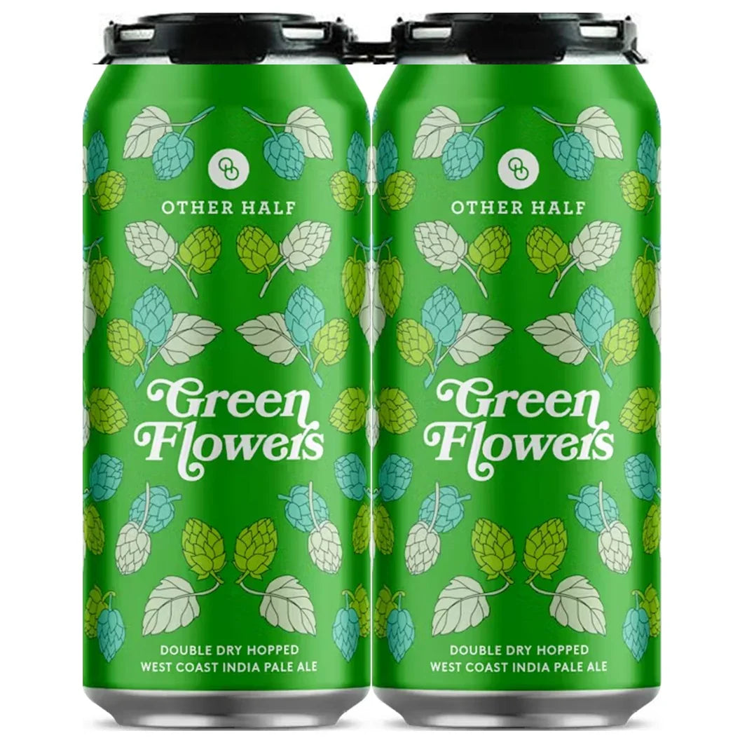 Other Half Green Flowers 16oz. Can