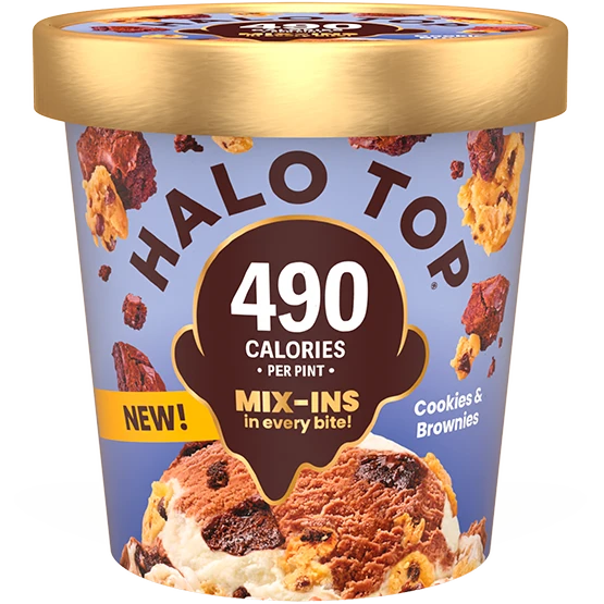 Halo Top MIX-INS Cookies & Brownies 16oz.