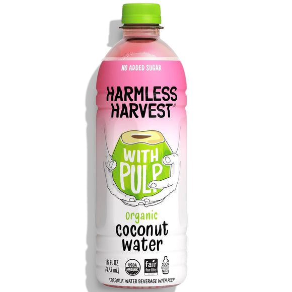 Harmless Harvest Coconut Water With Pulp 16oz.