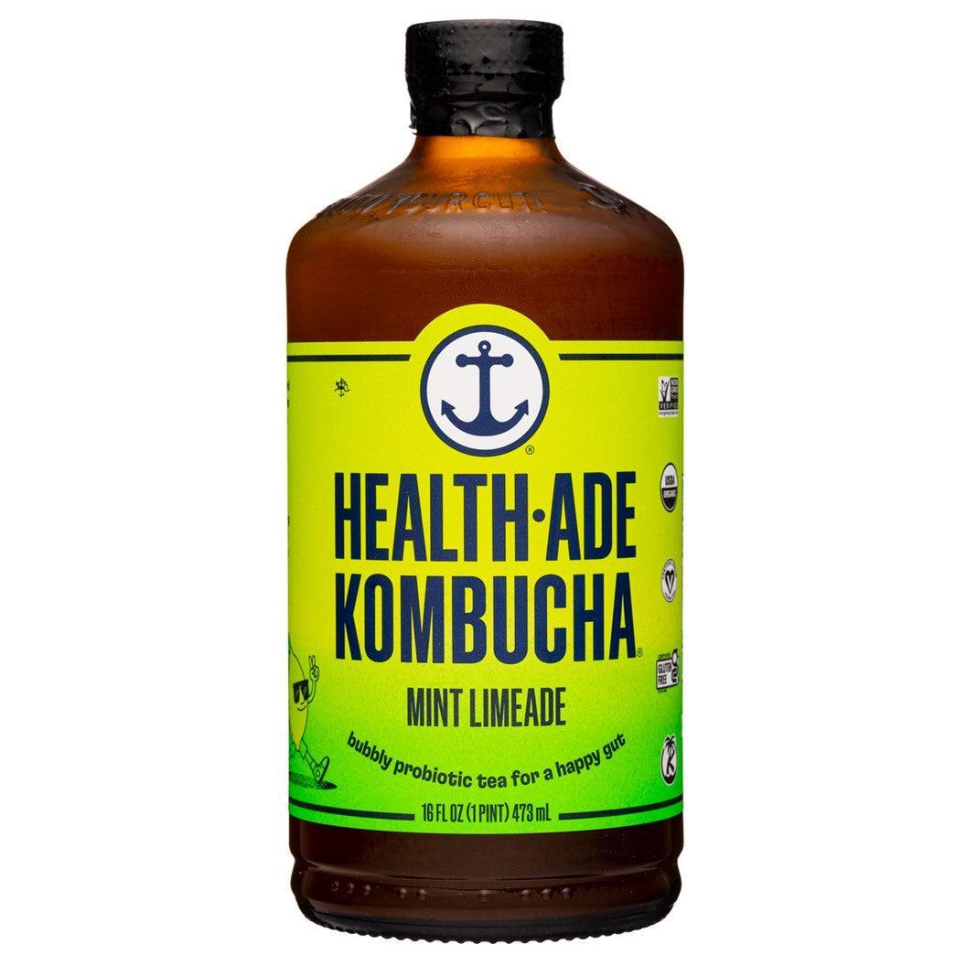 Health-Ade Kombucha Mint Limeade 16oz. - East Side Grocery