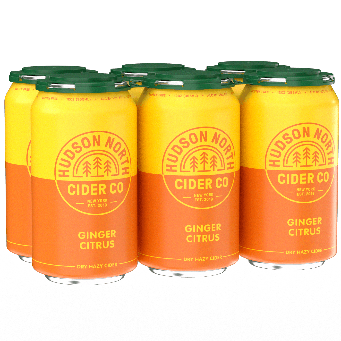Hudson North Ginger Citrus Cider 12oz. Can - East Side Grocery