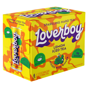 Loverboy Hard Tea Lemon Iced Tea 12oz. Can