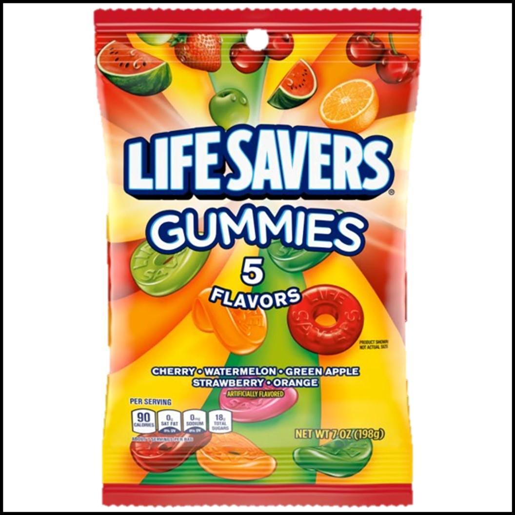 LifeSavers Fruity Gummi Candy - 7oz. Bag - East Side Grocery