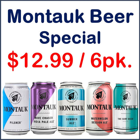 Montauk Beer Special