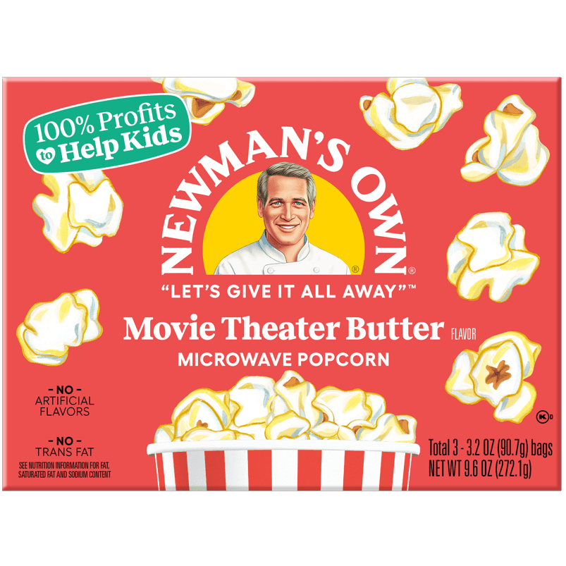 Newman's Own Microwave Popcorn 9.6oz. - East Side Grocery