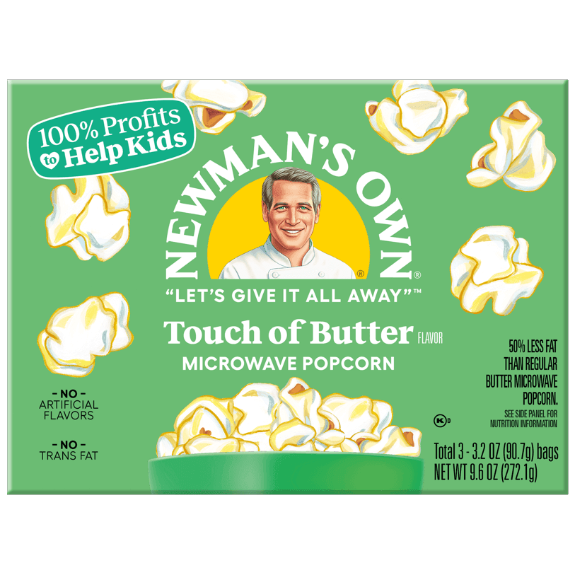 Newman's Own Microwave Popcorn 9.6oz. - East Side Grocery