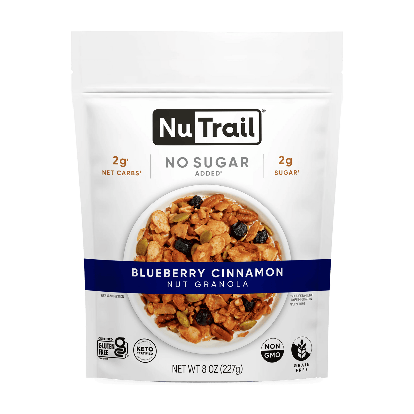 Nu Trail Keto Nut Granola 8oz. - East Side Grocery