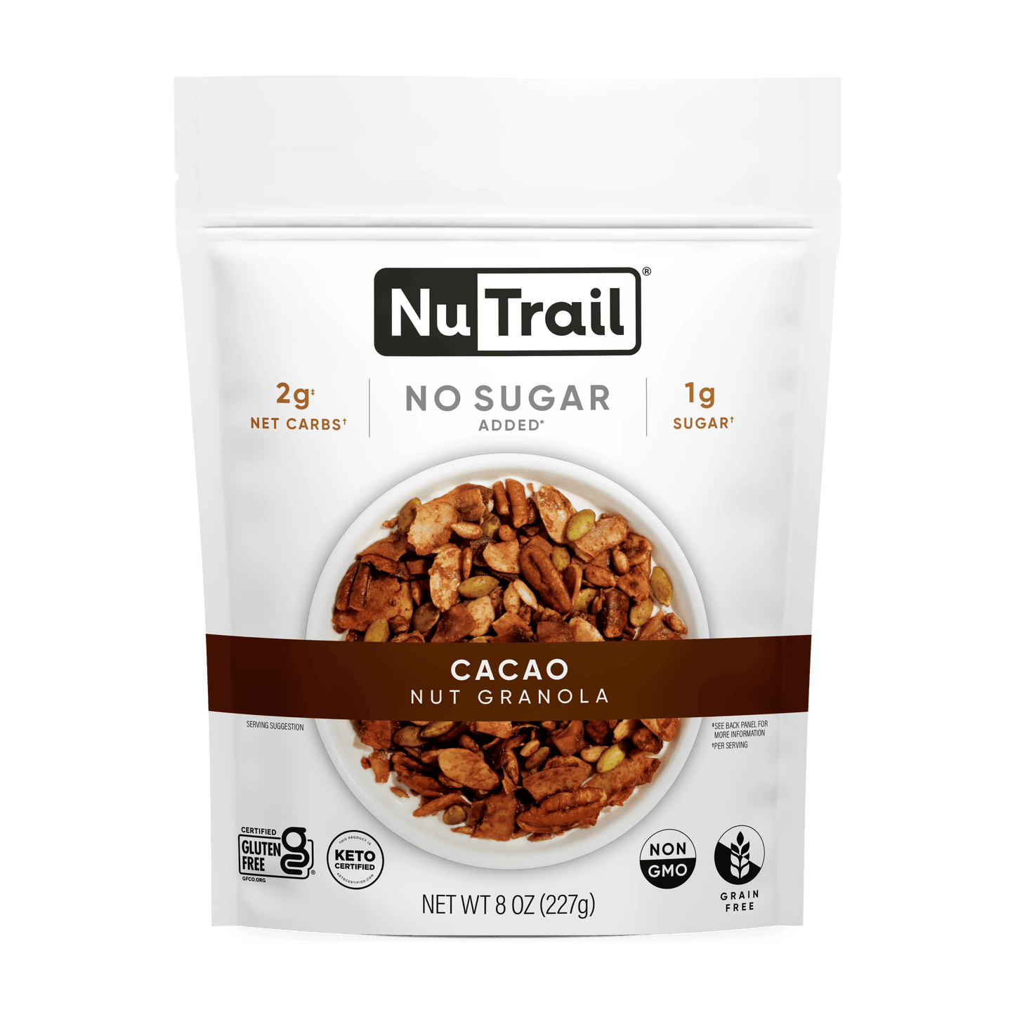 Nu Trail Keto Nut Granola 8oz. - East Side Grocery
