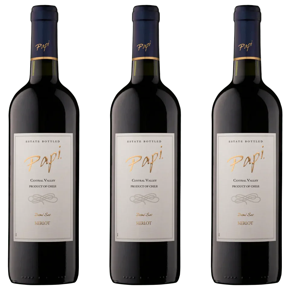 Papi Wine Merlot 750ml.