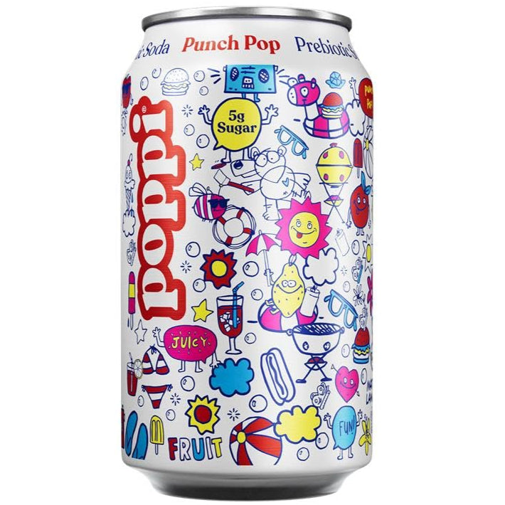 Poppi Prebiotics Soda 12oz. Can