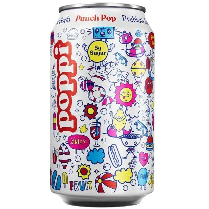 Poppi Prebiotics Soda 12oz. Can