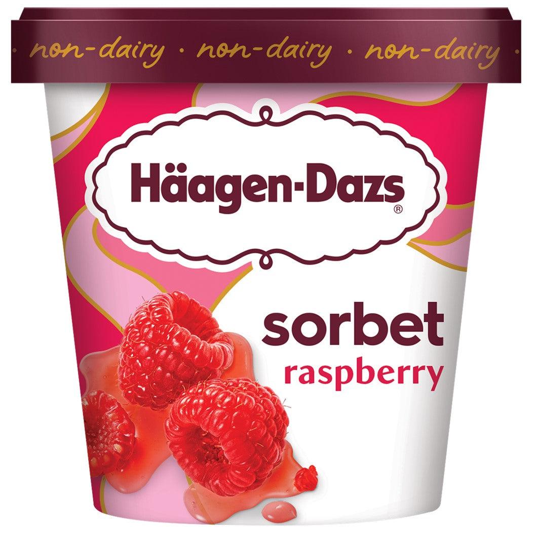 Haagen Dazs Raspberry Sorbet 14oz.