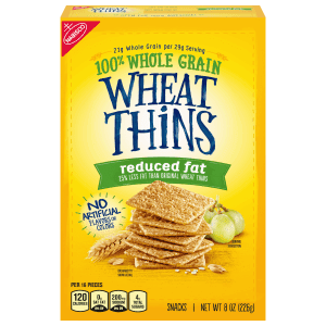 Nabisco Reduced Fat Wheat Thin Cracker 8.5oz.