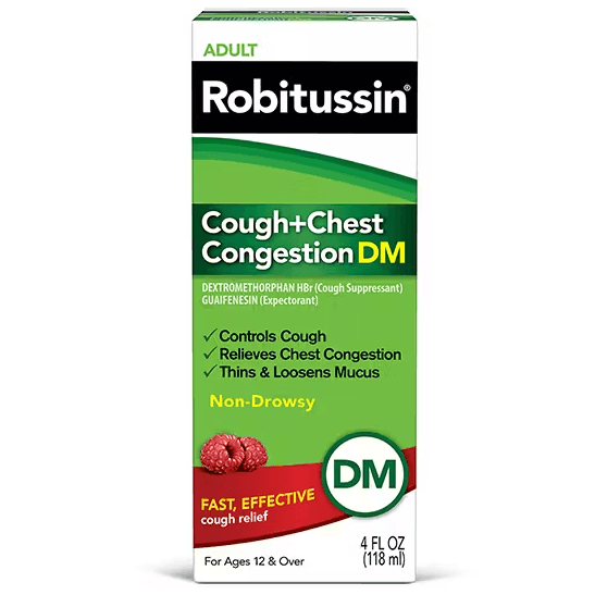 Robitussin Cough+Chest Congestion DM 4oz. - East Side Grocery
