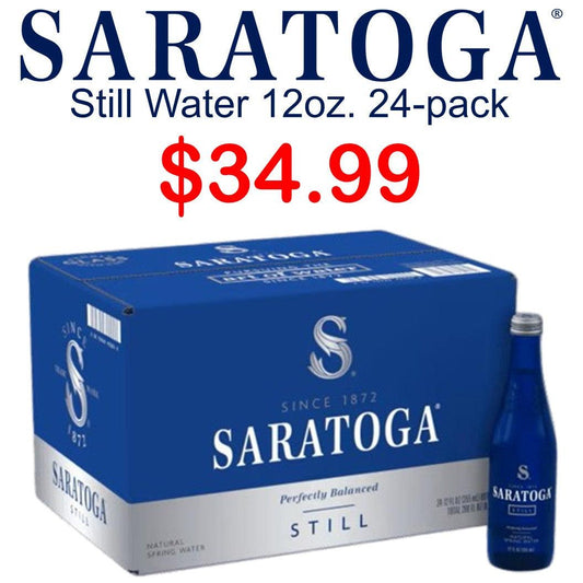 Saratoga Still Water 12oz. - 24 Pack Special