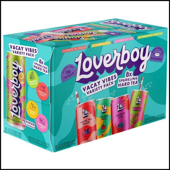 Loverboy Hard Tea Vacay Vibes Pack 12oz. Can