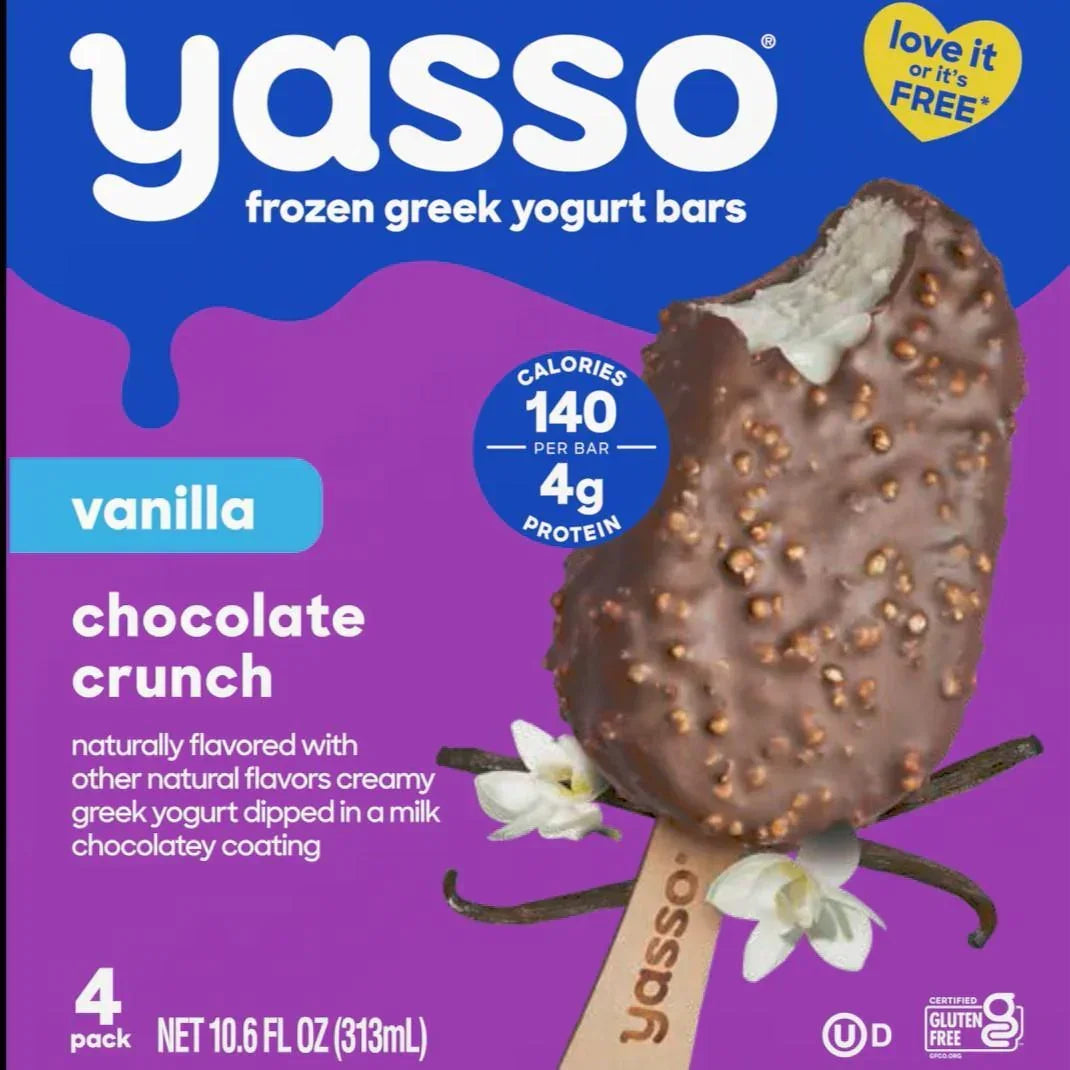 Yasso Frozen Greek Yogurt Bar - Vanilla Chocolate Crunch