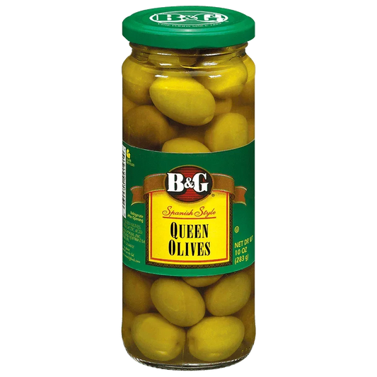B & G Queen Olives 10oz - East Side Grocery