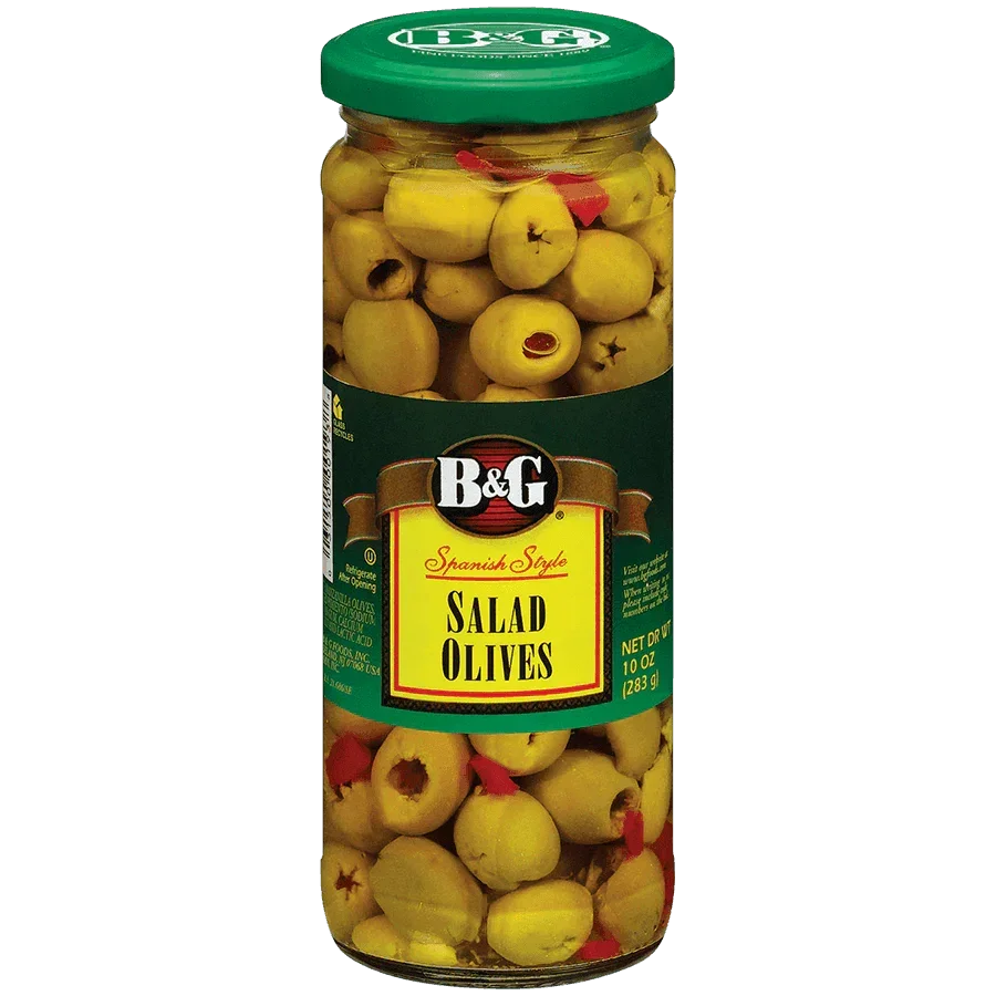 B & G Salad Olives - 10oz - East Side Grocery
