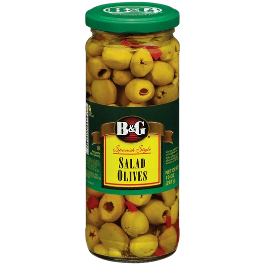 B & G Salad Olives - 10oz - East Side Grocery