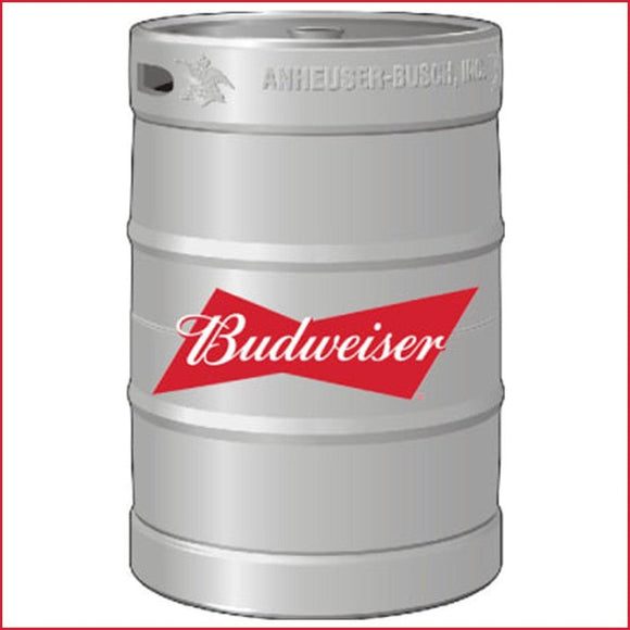 Budweiser 15.5 gal (Half Barrel) Keg - East Side Grocery