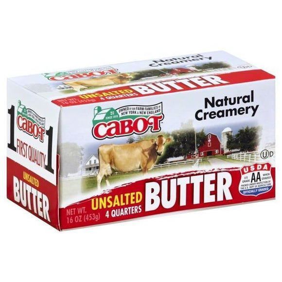Cabot Butter Unsalted 16oz. - East Side Grocery