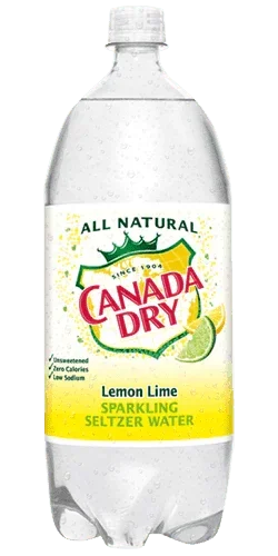 Canada Dry Lemon-Lime Seltzer 2 Liter - East Side Grocery
