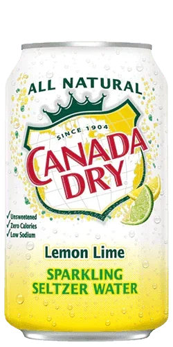 Canada Dry Seltzer Lemon Lime - 12oz. Can - East Side Grocery