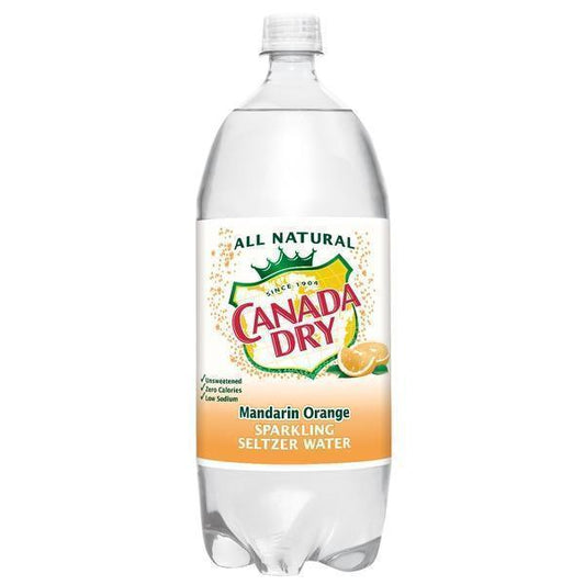 Canada Dry seltzer Mandarin Orange 1 Liter - East Side Grocery