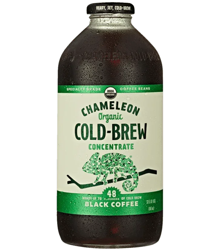 Chameleon Organic Cold Brew Black Coffee Concentrates 32oz. - East Side Grocery