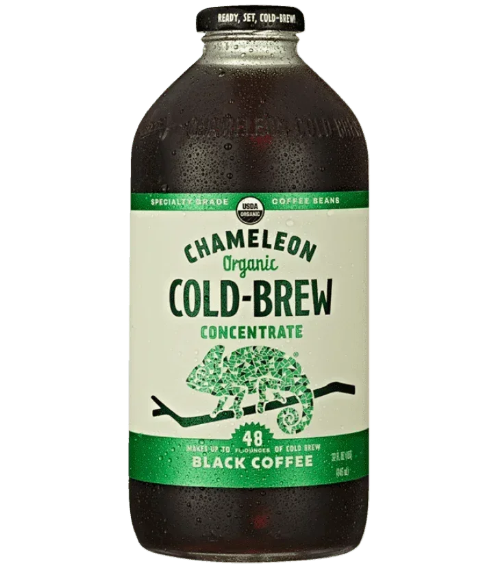 Chameleon Organic Cold Brew Black Coffee Concentrates 32oz. - East Side Grocery